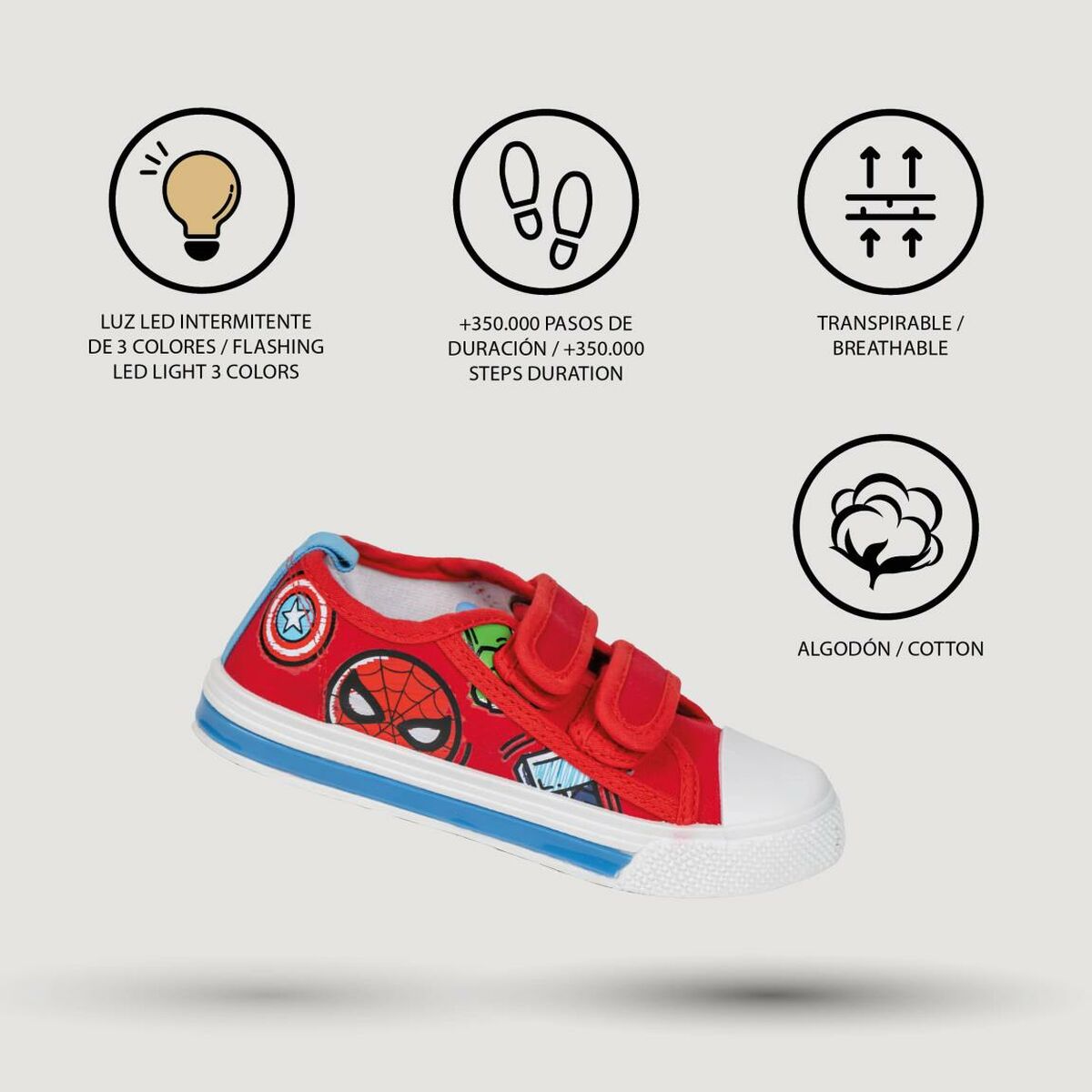 Adidași Casual Copii The Avengers Roșu